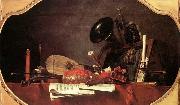 Jean Baptiste Simeon Chardin Attributes of Music Spain oil painting artist